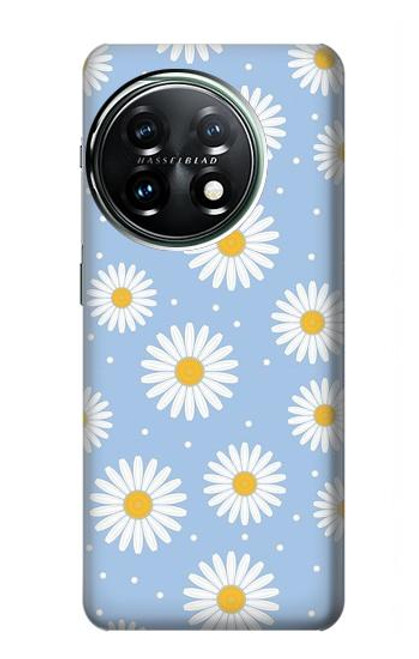 S3681 デイジーの花のパターン Daisy Flowers Pattern OnePlus 11 バックケース、フリップケース・カバー