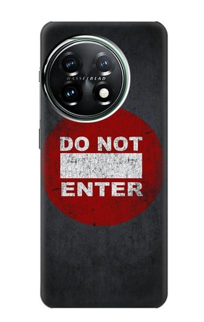 S3683 立入禁止 Do Not Enter OnePlus 11 バックケース、フリップケース・カバー