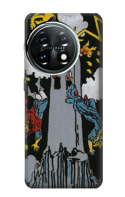 S3745 タロットカードタワー Tarot Card The Tower OnePlus 11 バックケース、フリップケース・カバー