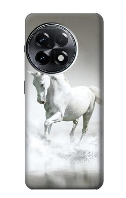 S0932 白馬 White Horse OnePlus 11R バックケース、フリップケース・カバー