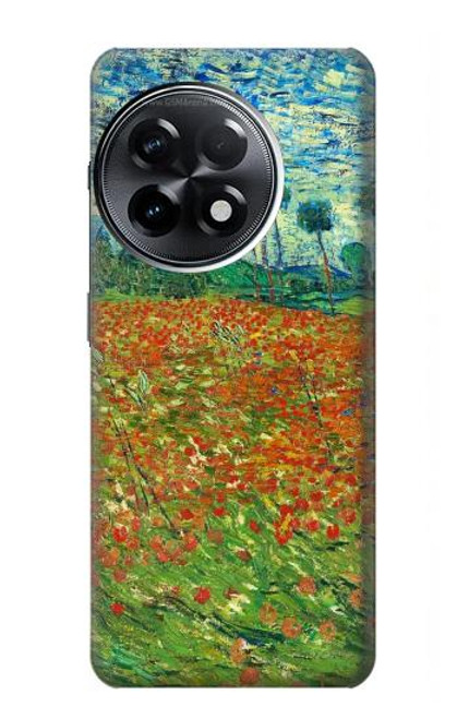 S2681 フィールドポピーのヴィンセント・ヴァン・ゴッホ Field Of Poppies Vincent Van Gogh OnePlus 11R バックケース、フリップケース・カバー