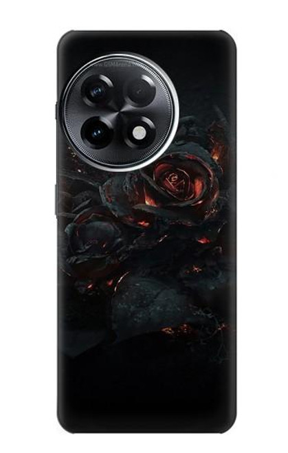 S3672 バーンドローズ Burned Rose OnePlus 11R バックケース、フリップケース・カバー