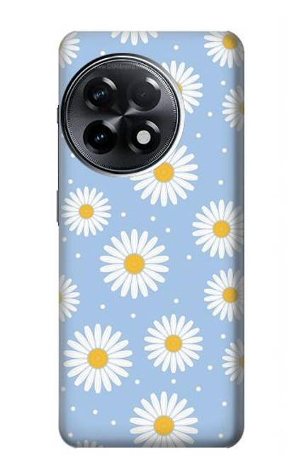 S3681 デイジーの花のパターン Daisy Flowers Pattern OnePlus 11R バックケース、フリップケース・カバー