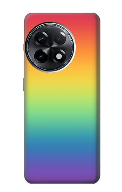 S3698 LGBTグラデーションプライドフラグ LGBT Gradient Pride Flag OnePlus 11R バックケース、フリップケース・カバー