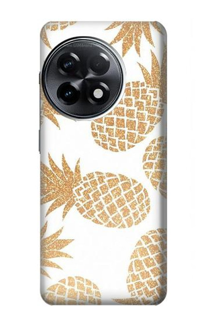 S3718 シームレスパイナップル Seamless Pineapple OnePlus 11R バックケース、フリップケース・カバー