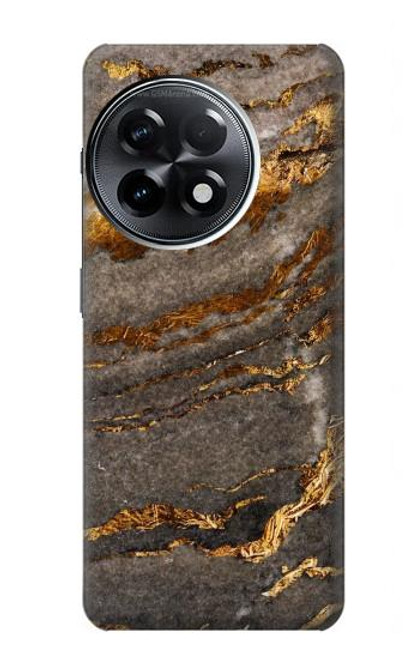 S3886 灰色の大理石の岩 Gray Marble Rock OnePlus 11R バックケース、フリップケース・カバー