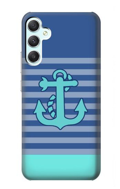 S2081 航海アンカー Nautical Anchor Samsung Galaxy A34 5G バックケース、フリップケース・カバー