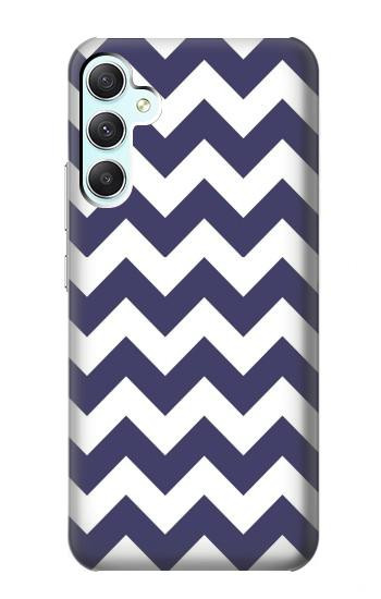 S2345 紺のシェブロンジグザグパターン Navy Blue Shavron Zig Zag Pattern Samsung Galaxy A34 5G バックケース、フリップケース・カバー