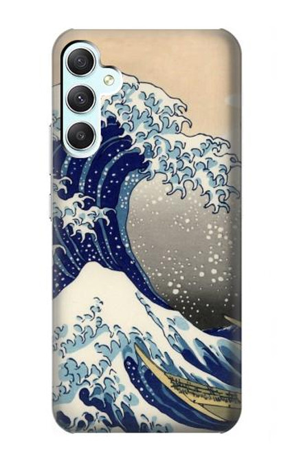 S2389 葛飾北斎 神奈川沖浪裏 Katsushika Hokusai The Great Wave off Kanagawa Samsung Galaxy A34 5G バックケース、フリップケース・カバー