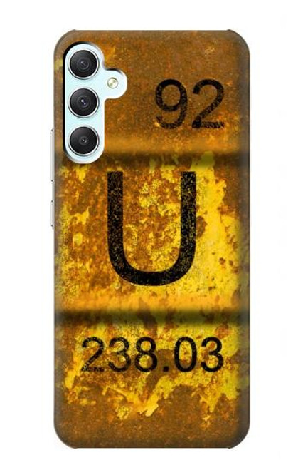 S2447 原子力古いさびたウラン廃棄物バレル Nuclear Old Rusty Uranium Waste Barrel Samsung Galaxy A34 5G バックケース、フリップケース・カバー