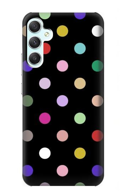 S3532 カラフルな水玉 Colorful Polka Dot Samsung Galaxy A34 5G バックケース、フリップケース・カバー