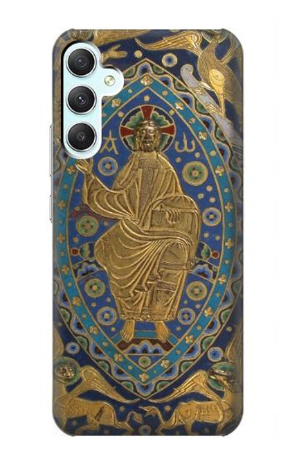 S3620 ブックカバーキリスト Book Cover Christ Majesty Samsung Galaxy A34 5G バックケース、フリップケース・カバー