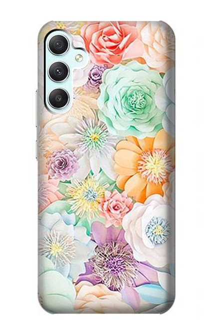 S3705 パステルフローラルフラワー Pastel Floral Flower Samsung Galaxy A34 5G バックケース、フリップケース・カバー