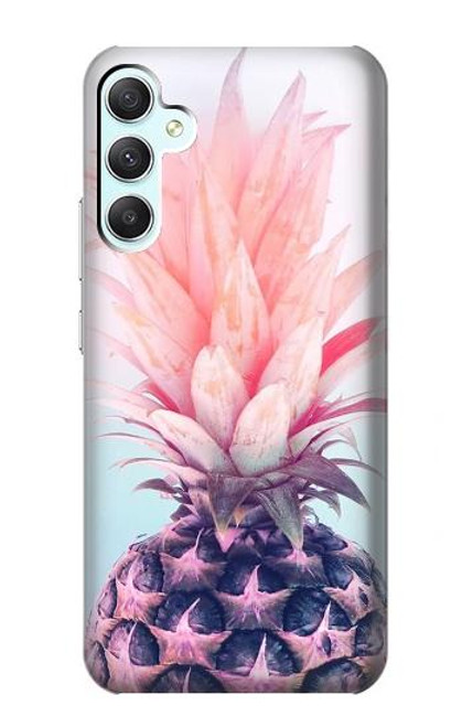 S3711 ピンクパイナップル Pink Pineapple Samsung Galaxy A34 5G バックケース、フリップケース・カバー