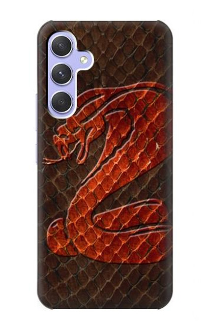 S0663 コブラ 蛇の皮膚 Cobra Snake Skin Samsung Galaxy A54 5G バックケース、フリップケース・カバー