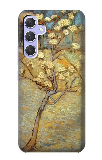 S1978 ヴァン・ゴッホ ピアツリー満開 Van Gogh Letter Pear Tree Blossom Samsung Galaxy A54 5G バックケース、フリップケース・カバー