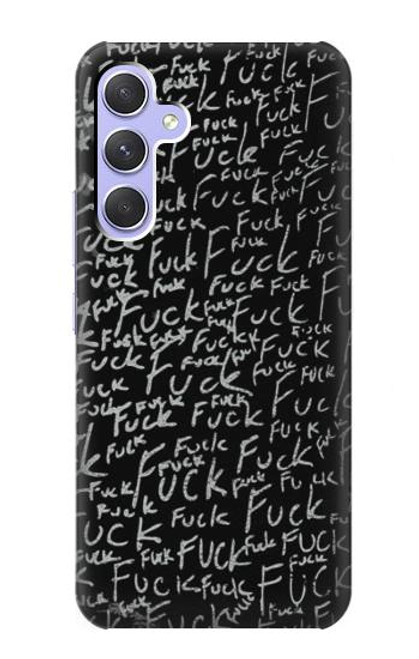 S3478 面白い言葉黒板 Funny Words Blackboard Samsung Galaxy A54 5G バックケース、フリップケース・カバー