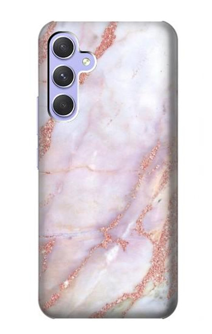 S3482 ピンクの大理石のグラフィックプリント Soft Pink Marble Graphic Print Samsung Galaxy A54 5G バックケース、フリップケース・カバー