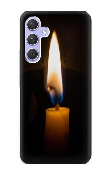 S3530 仏 Buddha Candle Burning Samsung Galaxy A54 5G バックケース、フリップケース・カバー