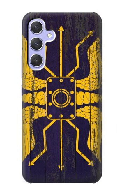 S3546 ローマンシールド Roman Shield Blue Samsung Galaxy A54 5G バックケース、フリップケース・カバー