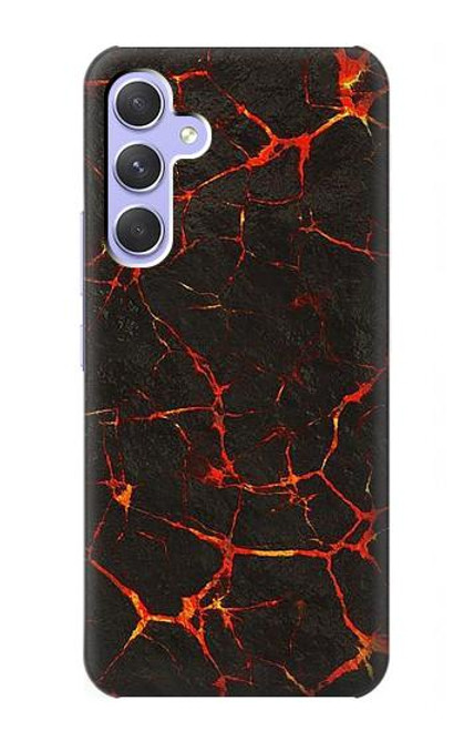 S3696 溶岩マグマ Lava Magma Samsung Galaxy A54 5G バックケース、フリップケース・カバー