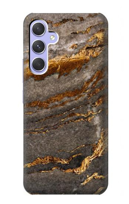 S3886 灰色の大理石の岩 Gray Marble Rock Samsung Galaxy A54 5G バックケース、フリップケース・カバー