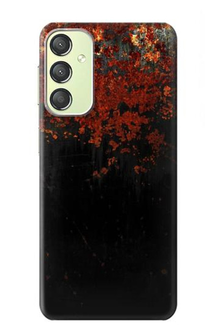 S3071 錆びたテクスチャグラフィック Rusted Metal Texture Graphic Samsung Galaxy A24 4G バックケース、フリップケース・カバー