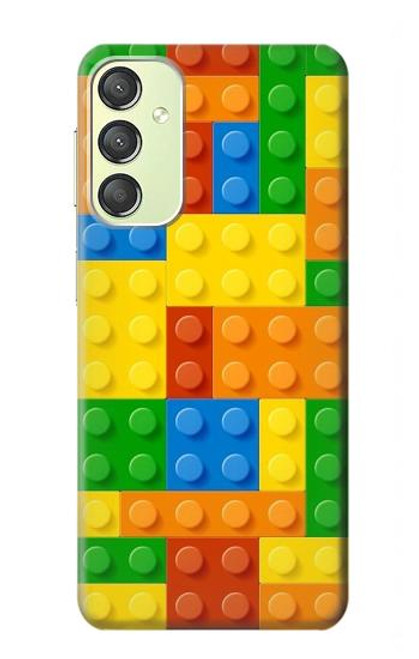 S3595 レンガのおもちゃ Brick Toy Samsung Galaxy A24 4G バックケース、フリップケース・カバー