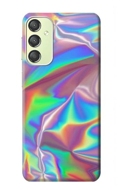 S3597 ホログラフィック写真印刷 Holographic Photo Printed Samsung Galaxy A24 4G バックケース、フリップケース・カバー