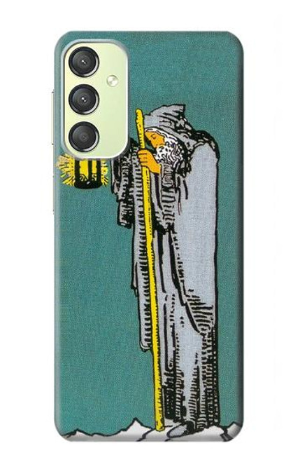 S3741 タロットカード隠者 Tarot Card The Hermit Samsung Galaxy A24 4G バックケース、フリップケース・カバー