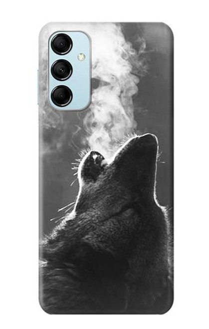 S3505 オオカミ Wolf Howling Samsung Galaxy M14 バックケース、フリップケース・カバー