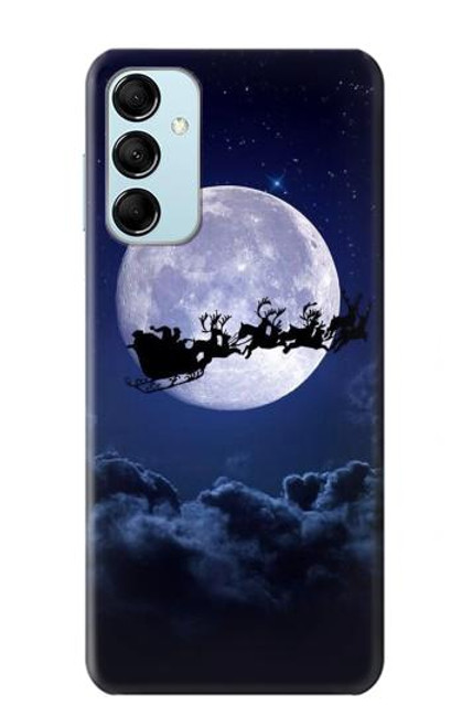 S3508 クリスマスサンタ Xmas Santa Moon Samsung Galaxy M14 バックケース、フリップケース・カバー