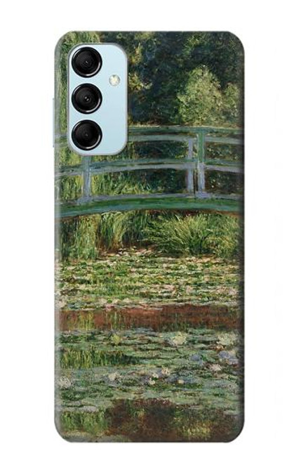 S3674 クロードモネ歩道橋とスイレンプール Claude Monet Footbridge and Water Lily Pool Samsung Galaxy M14 バックケース、フリップケース・カバー