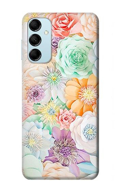 S3705 パステルフローラルフラワー Pastel Floral Flower Samsung Galaxy M14 バックケース、フリップケース・カバー