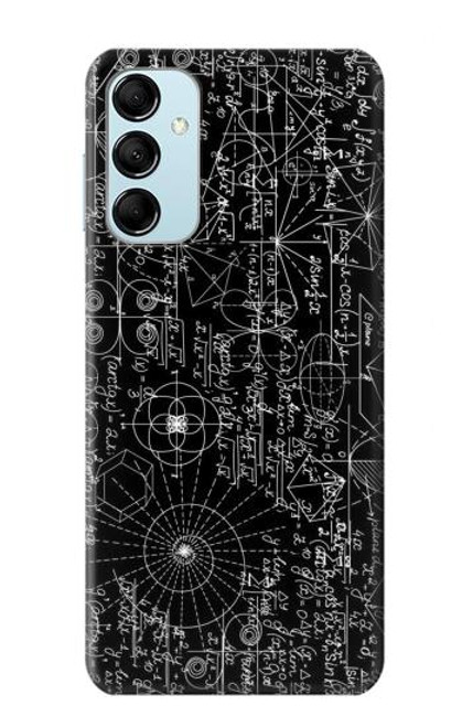 S3808 数学黒板 Mathematics Blackboard Samsung Galaxy M14 バックケース、フリップケース・カバー