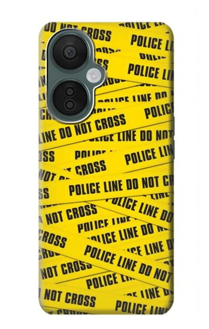 S2088 警察の警戒線は交差しません Police Line Do Not Cross OnePlus Nord CE 3 Lite, Nord N30 5G バックケース、フリップケース・カバー