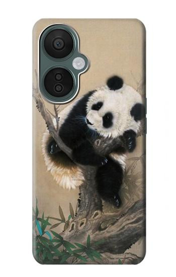 S2210 パンダふわふわアートの絵画 Panda Fluffy Art Painting OnePlus Nord CE 3 Lite, Nord N30 5G バックケース、フリップケース・カバー