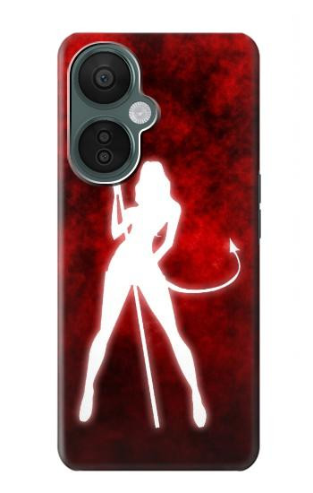 S2455 セクシーな悪魔ガール Sexy Devil Girl OnePlus Nord CE 3 Lite, Nord N30 5G バックケース、フリップケース・カバー