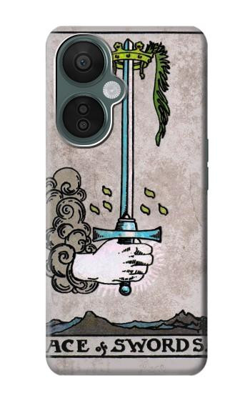 S2482 タロットカード 剣のエース Tarot Card Ace of Swords OnePlus Nord CE 3 Lite, Nord N30 5G バックケース、フリップケース・カバー