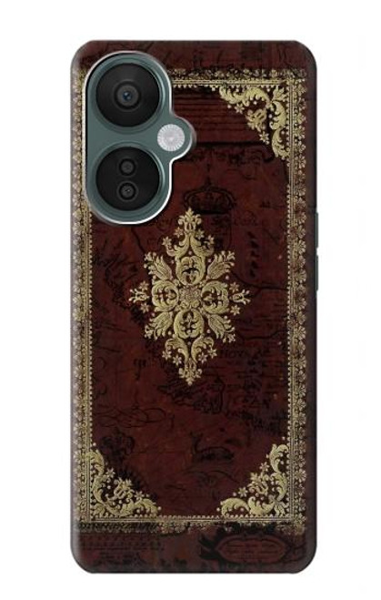 S3014 ヴィンテージマップブックカバー Vintage Map Book Cover OnePlus Nord CE 3 Lite, Nord N30 5G バックケース、フリップケース・カバー