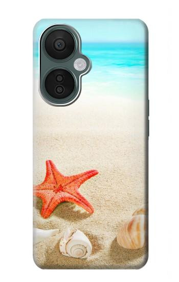 S3212 シーシェルズ・ヒトデ・ビーチ Sea Shells Starfish Beach OnePlus Nord CE 3 Lite, Nord N30 5G バックケース、フリップケース・カバー