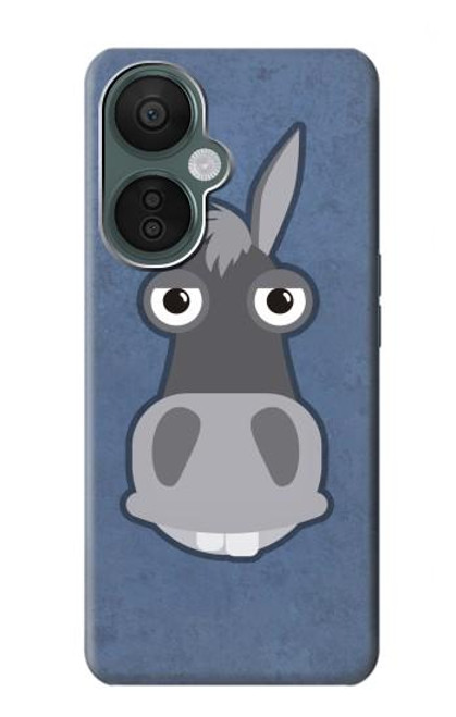 S3271 ロバの漫画 Donkey Cartoon OnePlus Nord CE 3 Lite, Nord N30 5G バックケース、フリップケース・カバー