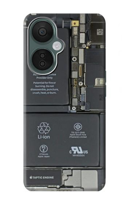 S3467 携帯電話の中のグラフィック Inside Mobile Phone Graphic OnePlus Nord CE 3 Lite, Nord N30 5G バックケース、フリップケース・カバー