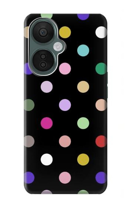 S3532 カラフルな水玉 Colorful Polka Dot OnePlus Nord CE 3 Lite, Nord N30 5G バックケース、フリップケース・カバー