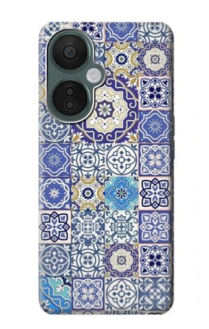 S3537 モロッコのモザイクパターン Moroccan Mosaic Pattern OnePlus Nord CE 3 Lite, Nord N30 5G バックケース、フリップケース・カバー