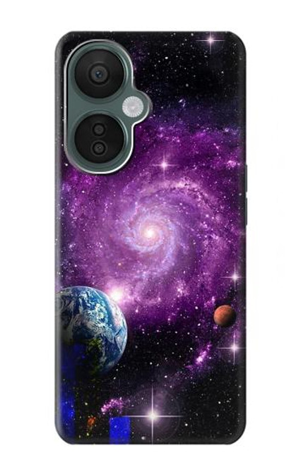 S3689 銀河宇宙惑星 Galaxy Outer Space Planet OnePlus Nord CE 3 Lite, Nord N30 5G バックケース、フリップケース・カバー