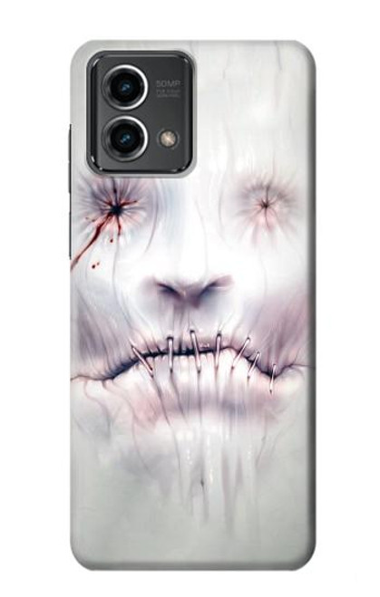 S0884 ホラーフェイス Horror Face Motorola Moto G Stylus 5G (2023) バックケース、フリップケース・カバー
