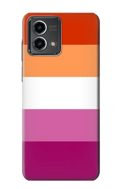 S3887 レズビアンプライドフラッグ Lesbian Pride Flag Motorola Moto G Stylus 5G (2023) バックケース、フリップケース・カバー