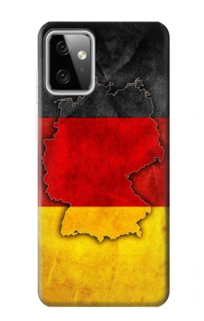 S2935 ドイツ旗地図 Germany Flag Map Motorola Moto G Power (2023) 5G バックケース、フリップケース・カバー