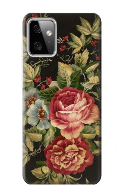 S3013 ヴィンテージバラ Vintage Antique Roses Motorola Moto G Power (2023) 5G バックケース、フリップケース・カバー